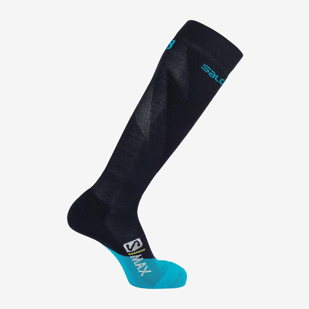 Γυναικεια Κάλτσες Salomon S MAX W - Σκουρο Μπλε - Greece (ZVWY47256)